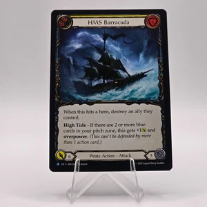 HMS Barracuda - High Seas SEA134 Rare - NM / Mint  Flesh and Blood Single - Picture 1 of 3