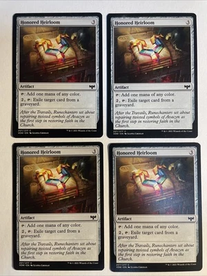 4x Mtg Crimson Vow Honored Heirloom NM/M Magic The Gathering - Bild 1 von 2