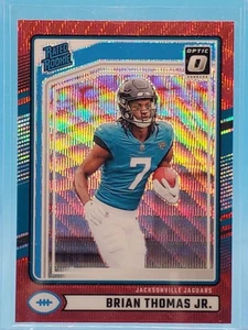 2024 Donruss Optic Preview Red & Green #313 Brian Thomas Jr. RC - Picture 1 of 2