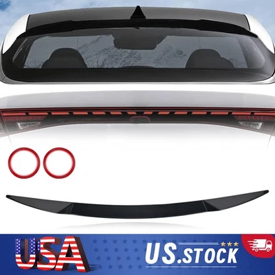 Top Roof Spoiler Rear Window Wing Gloss Black For KIA K5 LX LXS EX GT 2021-2026 - Image 1 of 4