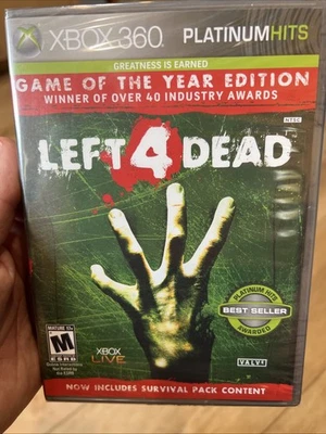 Left 4 Dead Microsoft Xbox 360 Platinum Hits - BRAND NEW SEALED - SHIPS FAST - Image 1 of 4