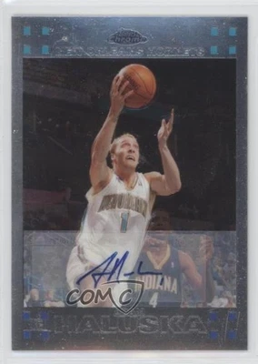2007-08 Topps Chrome Rookie Auto /999 Adam Haluska #127 Auto RC - Image 1 of 2