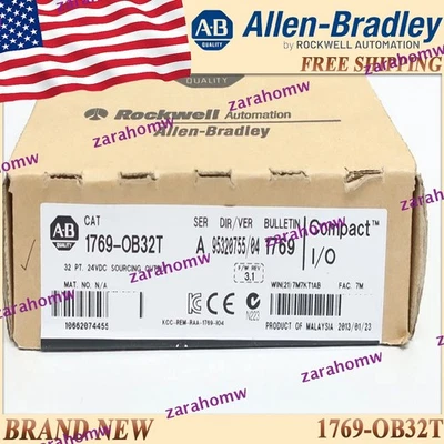 New in Box AB 1769-OB32T/A CMPLX 32Pt 24VDC Terminated D/O Module 1769OB32T serA - Image 1 of 4