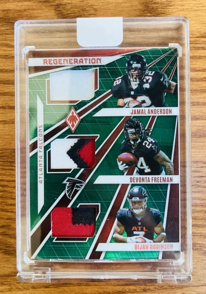 Bijan Robinson RC 07/10 ~ 2023 Phoenix Regeneration Green /10 ~ Number Match ! - Image 1 of 4