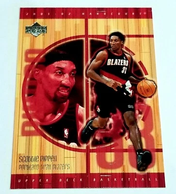 2001-02 UPPER DECK HARDCOURT TRAIL BLAZERS BASKETBALL  #68 SCOTTIE PIPPEN MINT  - Image 1 of 2