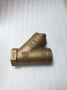SSI Class 250 1-1/2” Bronze Y-Strainer NPT ASTM B584 - Picture 1 of 6