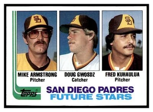 1982 Topps San Diego Padres Future Stars (Armstrong/Gwosdz/Kuhaulua) RC #731 - Picture 1 of 2