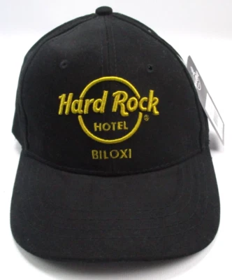 Gorra de béisbol Hard Rock Hotel Biloxi negra con tirantes NUEVA con etiquetas Foto 1 de 4