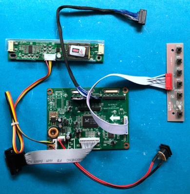 VGA Controller Board for 10.4" 640x480 LCD LQ104V1DG52 LQ104V1DG59 LQ104V1DG21 - Image 1 of 3