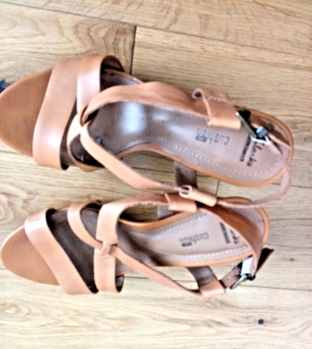 Sandali donna Clarks marroni taglia 5 5 Eu 39 con cinturino