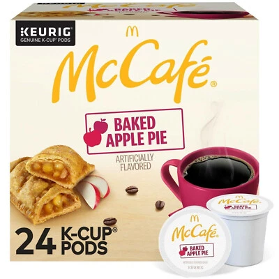 McCafe Baked Apple Pie Coffee KSingle-Serve 24K-Cup Pods Coffee Keurig
