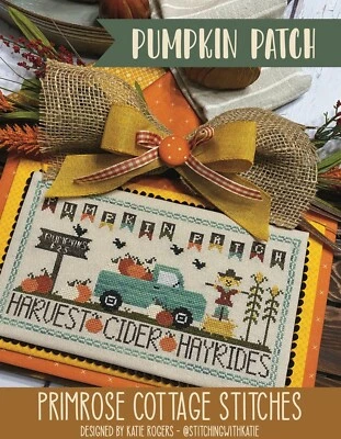 Primrose Cottage Stitches Counted Cross Stitch Chart ~ Pumpkin Patch ~ - Image 1 of 2