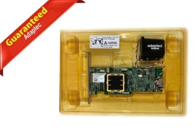 Adaptec ASR-5405Z 512MB SATA SAS 4-Ports RAID PCI Express x8 Controller + BBU - Image 1 of 4