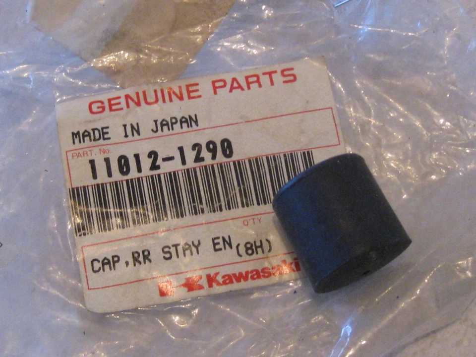 KAWASAKI GPZ750/550/305/ZX750/550/305 TAPA DE EXTREMO DE RIEL DE AGARRE TRASERO ¡NUEVO EN CAJA! Foto 1 de 1