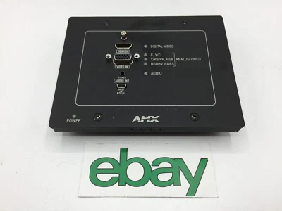 Transmisor de placa de pared negro multiformato AMX [FG1010-320-BL] - ENVÍO Y DEVOLUCIÓN GRATUITOS Foto 1 de 3