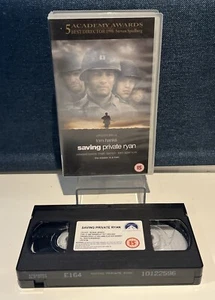 Saving Private Ryan, Tom Hanks, Cert 15, PAL VHS Video Tape Cassette, Cert 15 - Picture 1 of 3