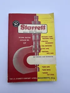 VTG Starrett Tools Catalog No. 27 Second Edition Paperback L.S. Starrett Company - Picture 1 of 9