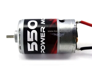 E013 MOTEUR ÉLECTRIQUE SPATULES RC-550 MOTEUR ÉLECTRIQUE HIMOTO 1/10 MODÈLE RC - Picture 1 of 1