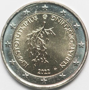 Finlandia 2 euros 2022 investigación climática (#8758) - Imagen 1 de 1