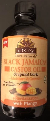 Aceite de ricino puro jamaicano negro original hidratación y revitalización del crecimiento con mango Foto 1 de 4