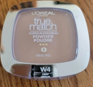 Loreal the Powder True Match Super Blendable Compact Makeup W4 Light Medium 0.33 - Picture 1 of 3