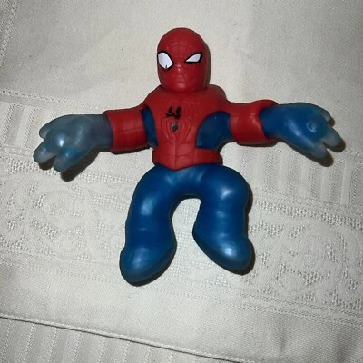 Figura de 5 pulgadas Stretch Spider-Man Heroes Of Goo Jit Zu Marvel azul y rojo Foto 1 de 4