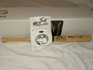 MICHAEL CHOICE Just Minors Mystery AUTOGRAPH Mini Bat #9/10 BREWERS 6/12/12 A'S - Picture 1 of 5
