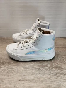 Puma Womens Kaia Mid Irisistable 385414-01 White Casual Shoes Sneakers Size 7.5 - Picture 1 of 5