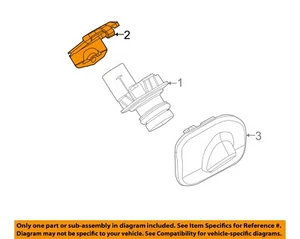 FORD OEM 11-13 Transit Connect-Rear Camera Bracket BT1Z19H421A - Picture 1 of 2