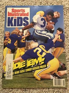 Sports Illustrated for Kids Oct 1989 Uncut Sheet Marino Schmidt Full Mag NM