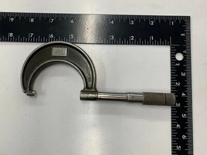 Vintage Lufkin Rule Co. 1912V 1" to 2" Micrometer Machining Lathe - Picture 1 of 6