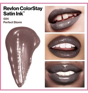Liquid Lipstick by Revlon, Face Makeup, ColorStay Satin Ink, 024 Perfect Storm - Picture 1 of 5