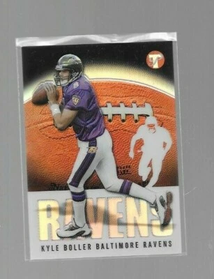 2003 Topps Football Card #96 KYLE BOLLER REFRACTOR  Numbered 1000/1449 - Image 1 of 3