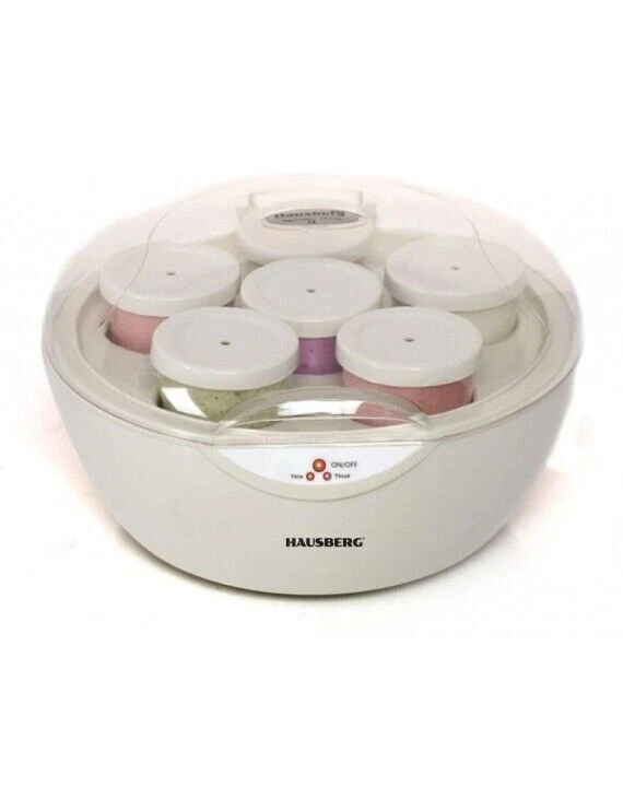 HAUSBERG HB-2193 MACCHINA PER YOGURT ELETTRICA 6 VASETTI YOGURELLA 35W - Immagine 1 di 1