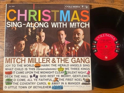 Mitch Miller Christmas Sing Along With Mitch LP Columbia 6 Eye Mono GD+ - Image 1 of 4