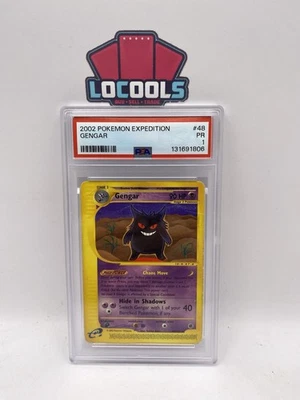 2002 Pokemon Expedition #48 Gengar PSA 1 - Image 1 of 2