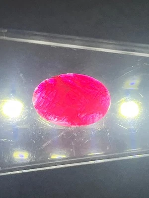 Beautiful Vibrant cut Ruby  Gem ready to use in any you desire  - Image 1 of 4