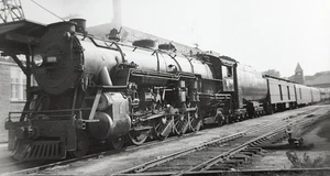 Vintage Black & White Railroad Steam Locomotive #257 Photo Harold K Vollrath - Picture 1 of 3