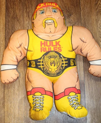 Vintage Hulk Hogan Wrestling Buddy WWF WWE 1990 Tonka Plush Buddies Hulkamania - Image 1 of 4