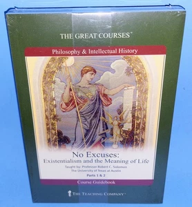 The Great Courses: No Excuses: Existentialism and the Meaning of Life DVD Sealed - Imagen 1 de 6
