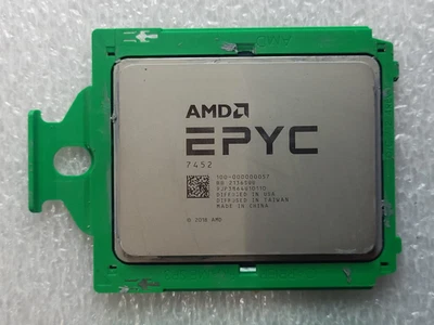 CPU de servidor AMD EPYC 7452 32 núcleos 2,35 GHz 128 MB 155 W #73 Foto 1 de 2