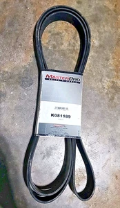 MasterPro Serpentine Belt For 1995-97 FORD F-250 HD V8-7.3L  K081189   #26 - Bild 1 von 4