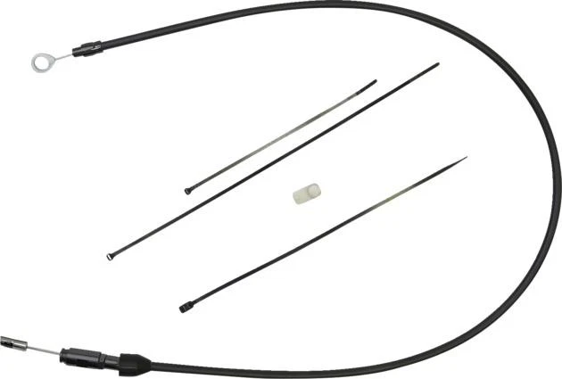 Cable de embrague superior Drag Specialties 48" L negro/negro #264515 Harley Davidson Foto 1 de 1