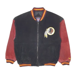 NFL Game Day Vintage 90s Washington Redskins Bomber Jacket Coat Mens M - Picture 1 of 5