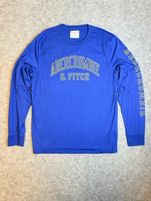 Camiseta manga larga Abercrombie Fitch talla L azul Foto 1 de 4