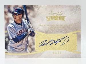 2014 Topps Simply Supreme Michael Brantley II Autogramm 5/50 Cleveland Guardians - Bild 1 von 2