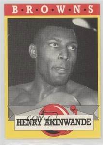 1993 Brown's Boxing Cards Henry Akinwande #1 - Picture 1 of 3