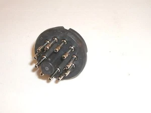 ENCHUFE ACCESORIO DE ALIMENTACIÓN OCTAL CINCH 11PB ANFENOL 86-CP11 11PIN PARA HEATHKIT YAESU - Imagen 1 de 4