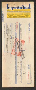 TOULON (83) SUPERCAO FRÜHSTÜCK / FLAN LYONNAIS "GRAMINOL" 1950 - Bild 1 von 1