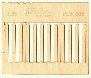 Model Scene 1/32, 1/35 Wooden Fence Type - 5 (laser cut, 2 sheets) - Picture 1 of 1